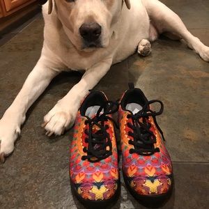Psychedelic sneakers NWOT